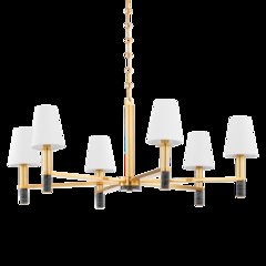Montreal Chandelier, Aged Brass