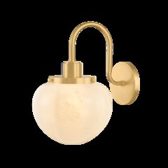 Kristen Wall Sconce, Aged Brass