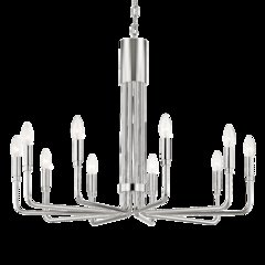 Brigitte Chandelier, Polished Nickel