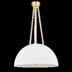 Chiswick Pendant, Aged Brass