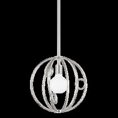 Alanis Pendant, Polished Nickel