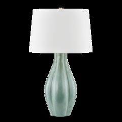 Galloway Table Lamp, Aged Brass
