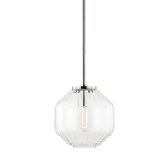 Bennett Pendant, Polished Nickel