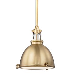 Massena Pendant, Aged Brass