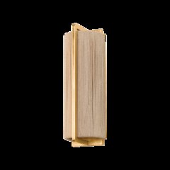 Quebec Wall Sconce, Gold Leaf