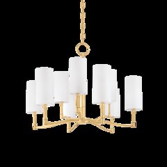 Dillon Chandelier, Aged Brass