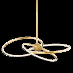 Alula Chandelier, Vintage Brass