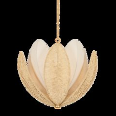 Costa Brava Chandelier, Vintage Gold Leaf