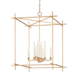 Huck Lantern, Vintage Gold Leaf