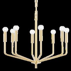 Bailey Chandelier, Aged Brass