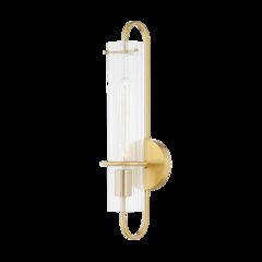 Beck Wall Sconce, Aged Brass