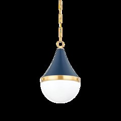 Ciara Pendant, Aged Brass