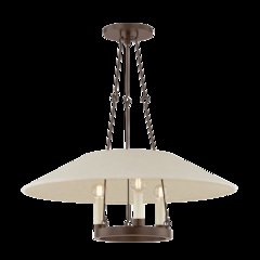 Archive Chandelier, Bronze