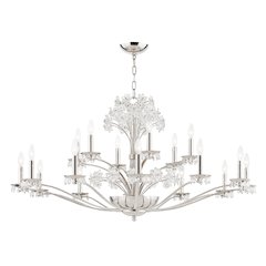 Beaumont Chandelier, Polished Nickel