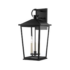 Soren Exterior Wall Sconce, Texture Black
