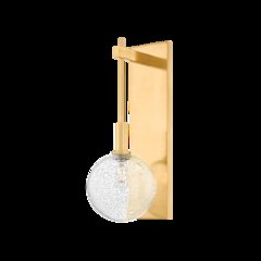 Onteora Wall Sconce, Aged Brass