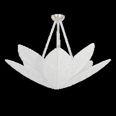 Azores Chandelier, Warm Silver Leaf