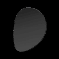 Malibu Discs Wall Sconce, Satin Black