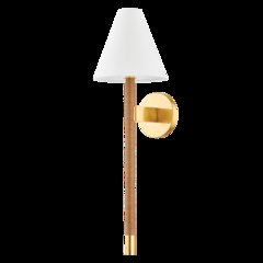 Watkins Wall Sconce, Aged Brass