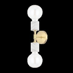 Asime Wall Sconce, Aged Brass