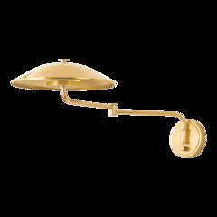 Brockville Wall Sconce, Aged Brass