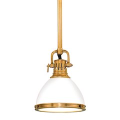 Randolph Pendant, Aged Brass