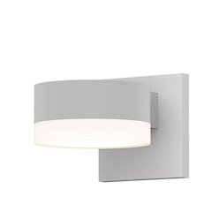 REALS Wall Sconce, Texture White