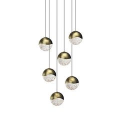 Grapes Pendant, Brass