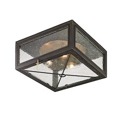 Randolph Exterior Flush Mount, Vintage Bronze