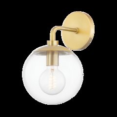 Meadow Wall Sconce, Aged Brass