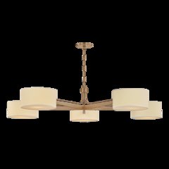 Mailo Chandelier, Patina Brass