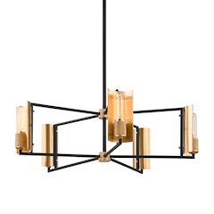 Emerson 5Lt Chandelier, Soft Black