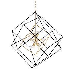 Roundout Chandelier, Aged Brass