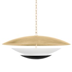 Adara Chandelier, Vintage Gold Leaf