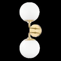 Stella Wall Sconce, Aged Brass