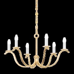 Jaclin Chandelier, Gold Leaf