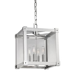 Forsyth Lantern, Polished Nickel