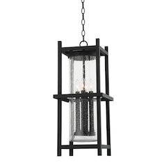 Carlo Exterior Lantern, Texture Black