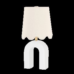 Roshani Table Lamp, Aged Brass