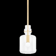 Lumi Pendant, Aged Brass