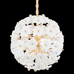 Hygea Chandelier, Gold Leaf