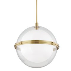 Northport Pendant, Aged Brass