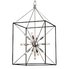 Glendale Lantern, Polished Nickel