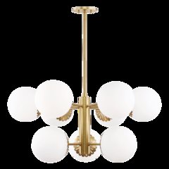 Paige Chandelier, Aged Brass