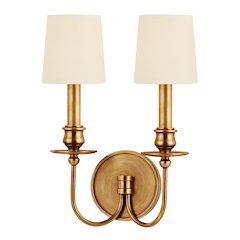 Cohasset Wall Sconce, Aged Brass