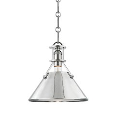 Metal No. 2 Pendant, Polished Nickel