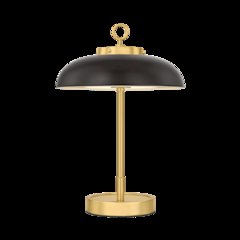 Hector Rechargeable Table Lamp, Aged Brass