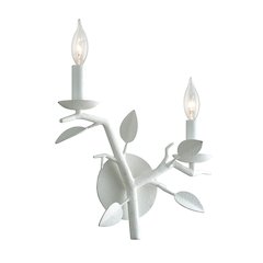 Aubrey Wall Sconce, Gesso White