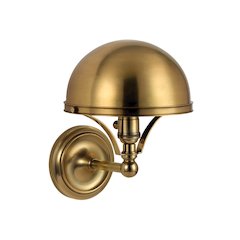 Covington Wall Sconce, Aged Brass