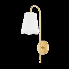 Dorothy Wall Sconce, Aged Brass